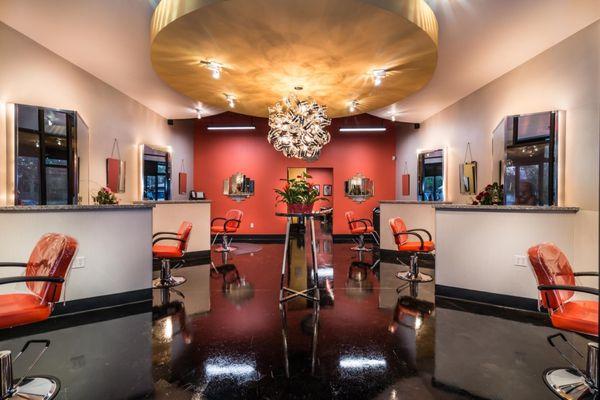 ARIA Salon where Skinsense is located!  Beautiful and upscale salon in Friendswood, TX!