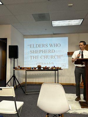 Pastor Chris Fukunaga is an amazing pastor, teacher, and leader. He sincerely cares for the church