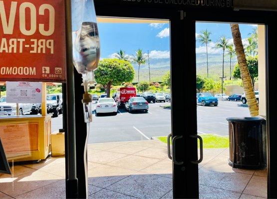 I can see the view from my seat