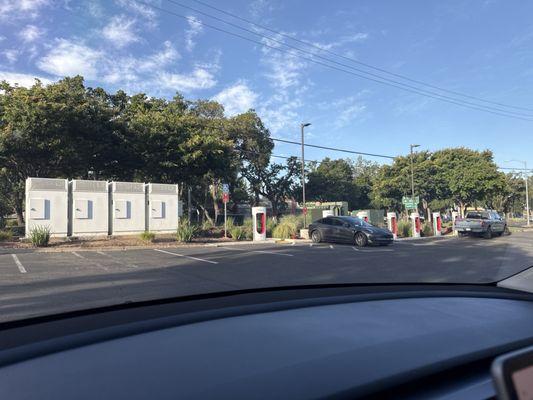 Tesla supercharger by Elk Grove.