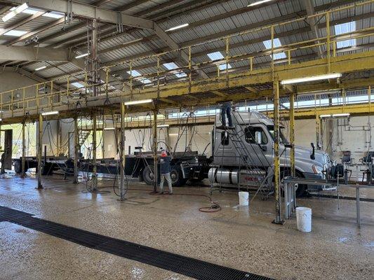 Blue Steer Truck Wash