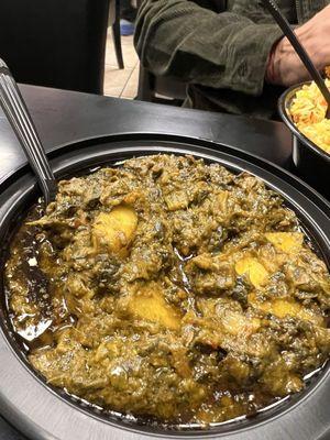 Aloo Palak = Spinach with Potatoes 2-21-2025