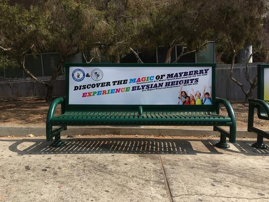 Discover the magic of Mayberry Street Elementary and experience Elysian Heights Elementary! #busbenches #elementaryschool #magic #LAUSD