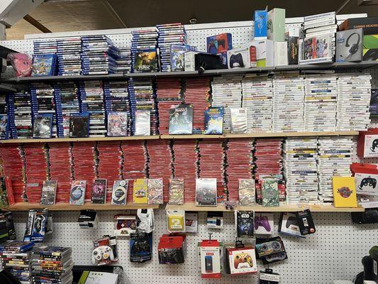 New gen and retro. Nintendo, Sega, Sony!