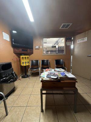 Waiting area.