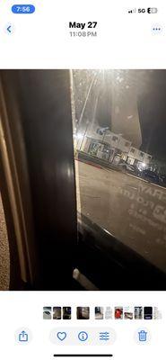 tint cut poorly on the left