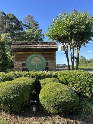 Entrance on Martha street, just off of the I-20 exit