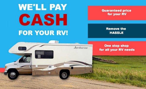 We Buy Campers And RVS