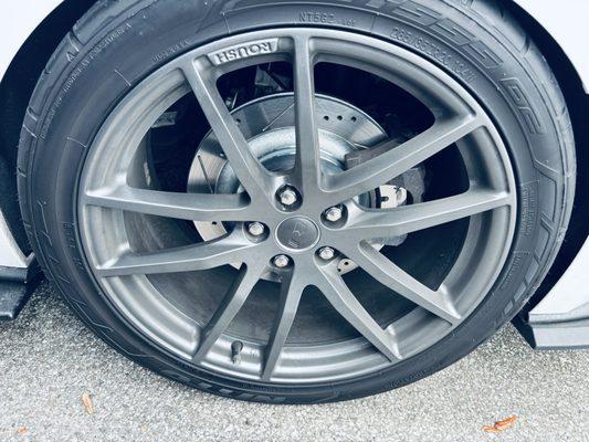 my rear rotors and brake pads.