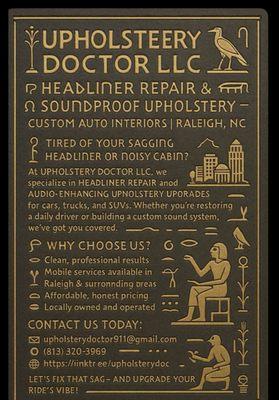 Upholstery Doctor