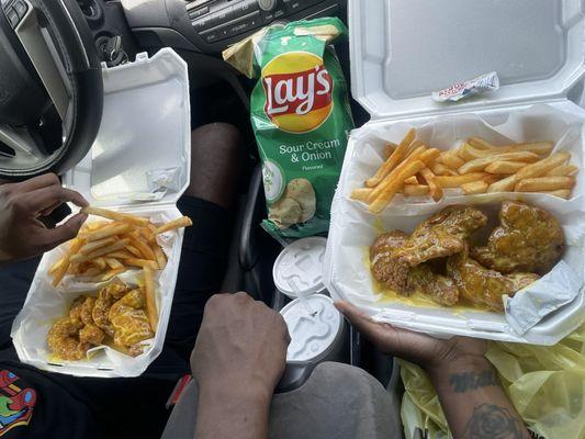 4pc Chicken Tenders and Fries Combo Drinks