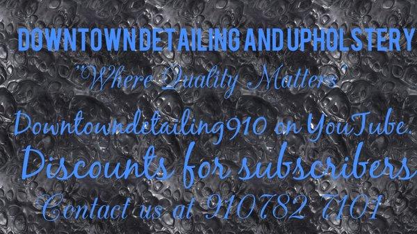 Downtown Detailing and Upholstery