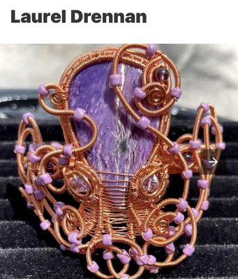 One of a kind hand crafted jewelry by Laurel Drennan. Look for more of her art at 03.