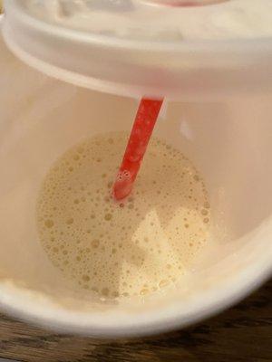 My delish banana pineapple shake. Mmm!