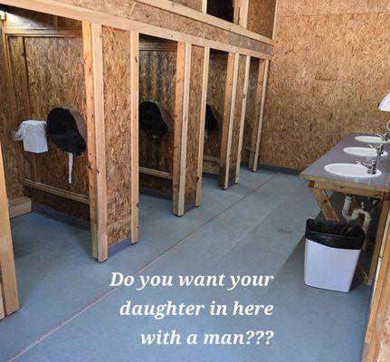 The stalls that men, women, and children share