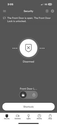 The 3am notification that my front door was open.