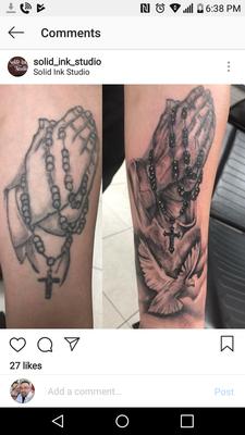 Great work fixing my tattoo!!! Ill be back to fix more!!!