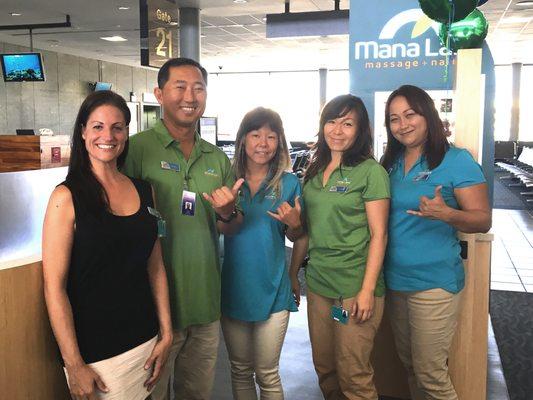 Friendly, professional staff at Mana Lani