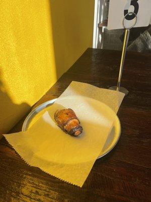 Chocolate pastry "croissant"