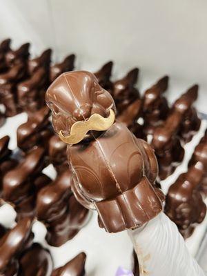 Distinguished Gentleman Chocolate Bunny