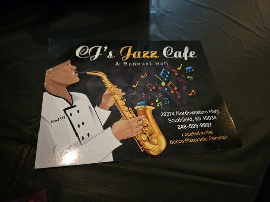 CJ's Jazz Cafe & Banquet Hall