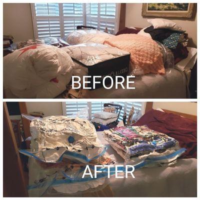 We can help reduce your closet space!