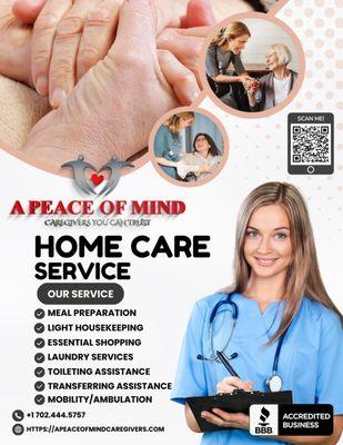 A Peace of Mind Caregivers