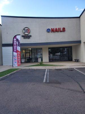 Located inside Hair and body lounge