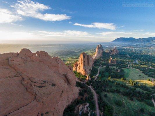 Pikes Peak Aerial