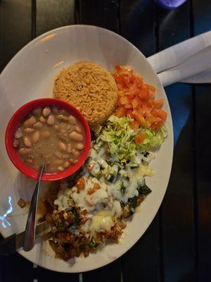 Grilled chicken plate