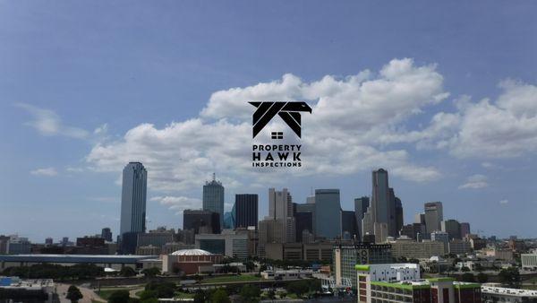 Downtown Dallas view from the Cedars