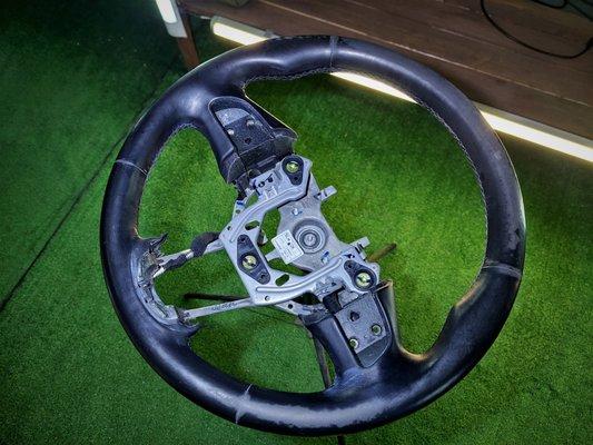 Steering wheel restoration