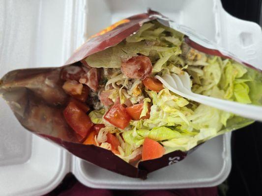 Chopped Cheese on Doritos