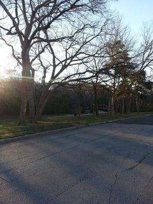 Stopping smell the roses Prairie Creek Park on the wait to work.