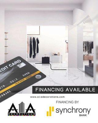 Financing available! 6 months, no interest!