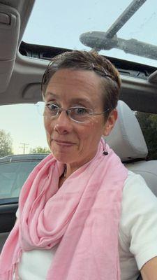 It looks great swooped and sleek!