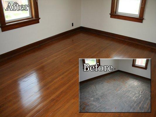 We can take some of the most damaged floors and make them look great!