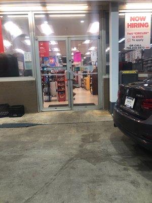 Close after hours.I waited for the manager to open.. it was past the opening time.