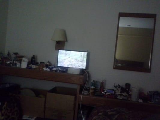 Room with my LG 24" LED TV.