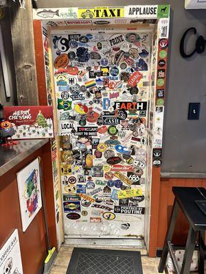 Cool door to outside seating