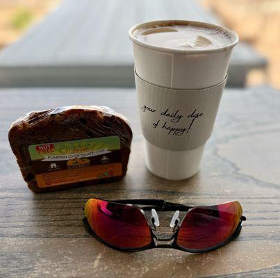 Large Americano - 4 shots and Pumkin Chocolate Chip