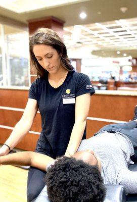 Lifetime Physical Therapy & Chiropractic - Physical Therapist Dr Emily Ford, PT, DPT manual shoulder treatment