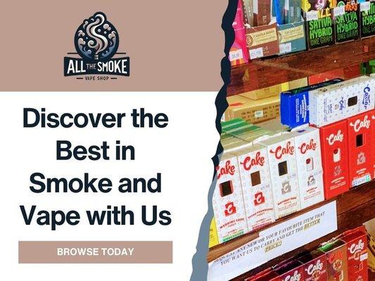 All The Smoke Vape & Delta 8 Shop