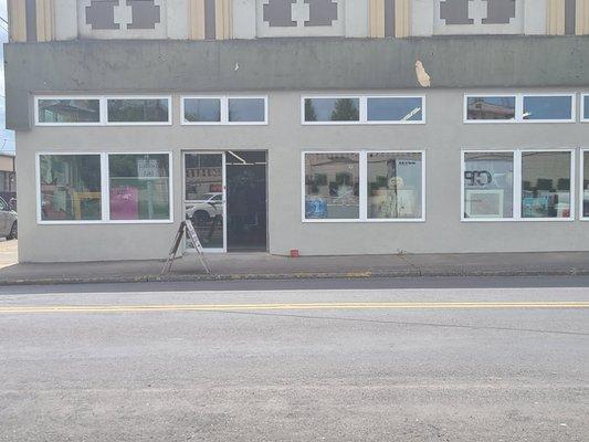 This is the front of the store.