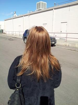 Love my color. Thanks Roxanne Marquez best service ever..