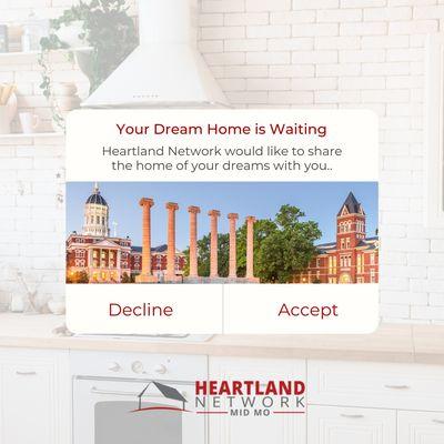 Your dream home is waiting...will you accept?
Let our team of experts help you find your next home in the mid Missouri area.