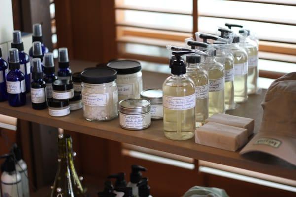 Many different, natural products to enjoy