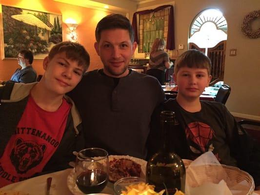 One of the few spots my sons enjoy going for dinner and when we have family coming in town, they want them to go there too.