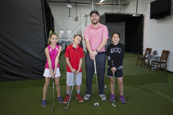 Ethan teaching the junior class