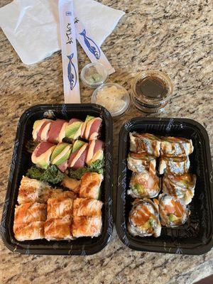 1221. Tuna Lover Roll 1217. Bagel Roll 1203. Angry Dragon Roll